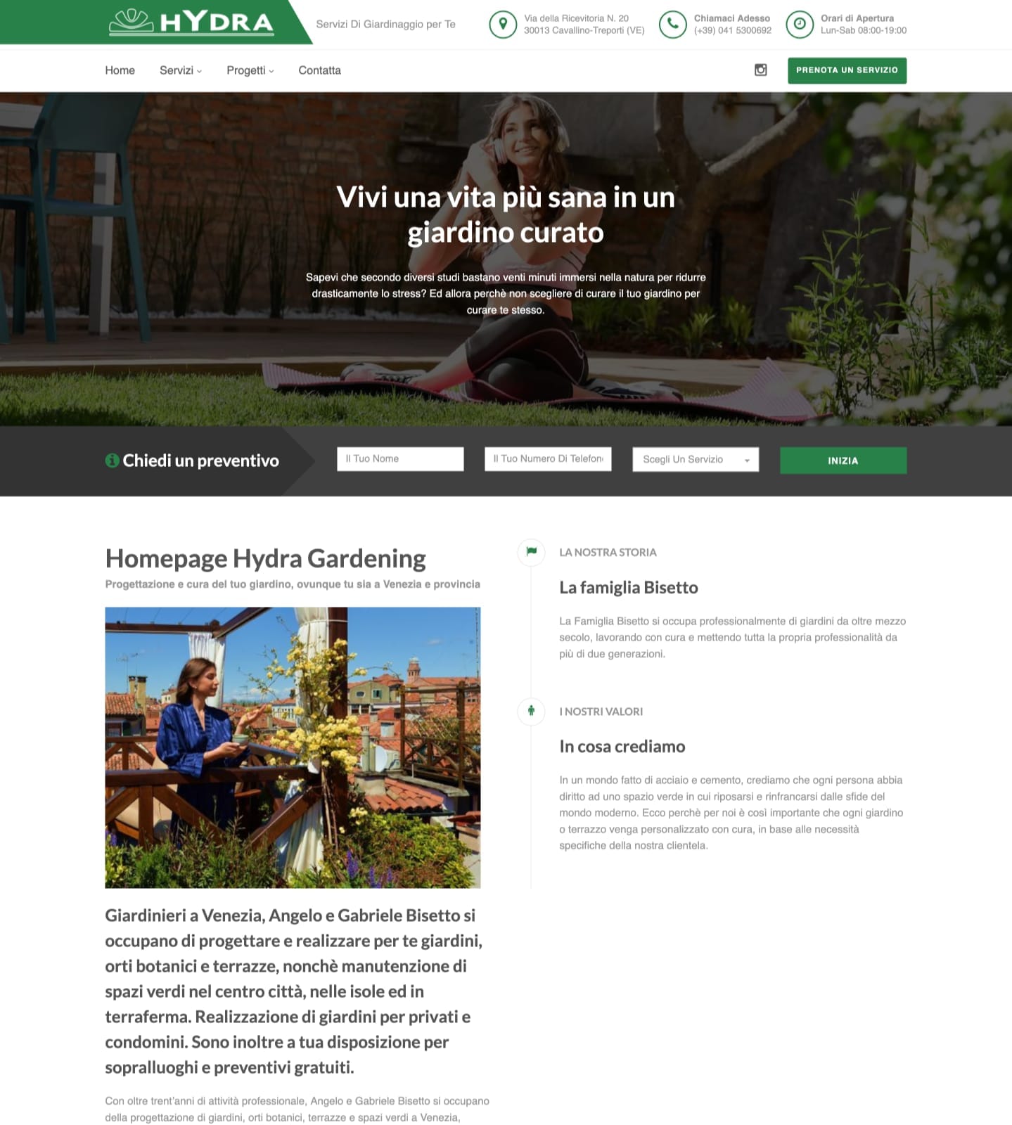 Azienda specializzata in servizi di giardinaggio